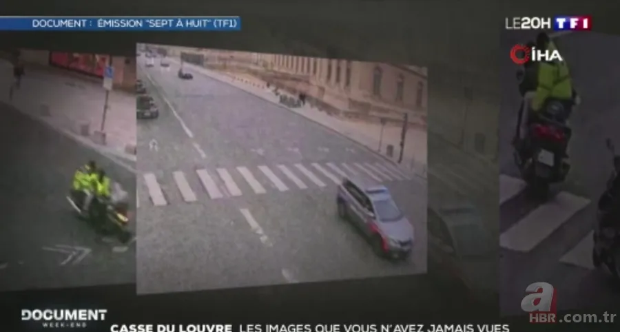 Fransa'da tarihi vurgun! Louvre Müzesi soygununa ait yeni görüntüler ortaya çıktı 13