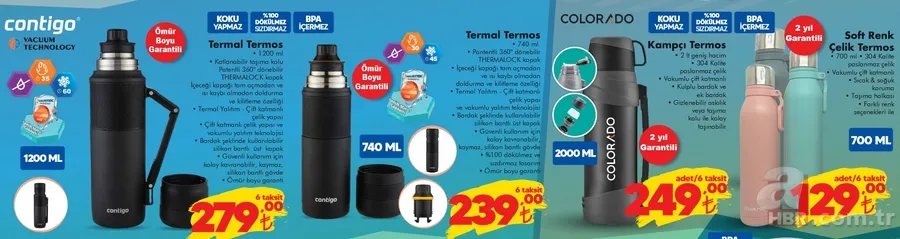 4 Ağustos ŞOK aktüel ürünler kataloğu: Termos çeşitleri, kamp ve plaj sandalyesi, kulak içi kulaklık... 10