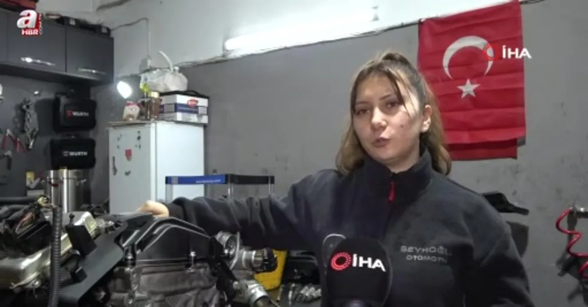 Sanayinin tek kız çırağı