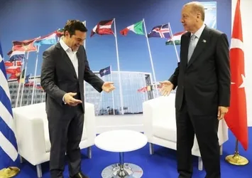 Erdoğan-Çipras görüşmesi sona erdi