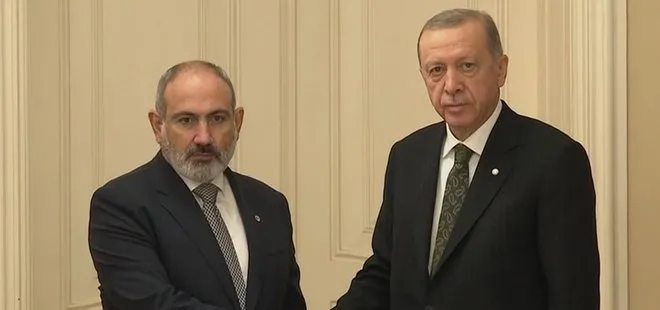 Başkan Erdoğan Ermenistan Başbakanı Paşinyan ile görüştü
