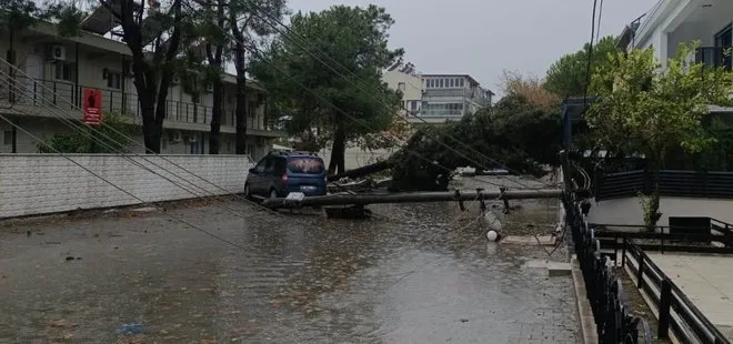 Balıkesir’de yağmur etkili oldu