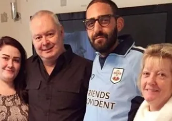 Tayfun Erdem 'kalbinin ailesi'yle buluştu