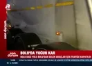 Bolu’da etkili kar: Ekipler çalışmalarını hızlandırdı!
