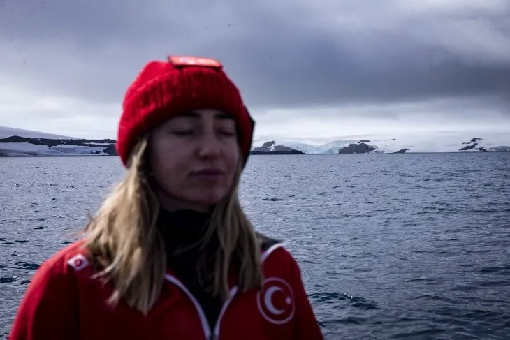 Şahika Ercümen Antartika’da dalış yaptı