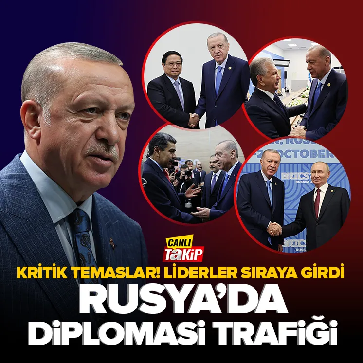 Başkan Erdoğandan Rusyada diplomasi zirvesi!