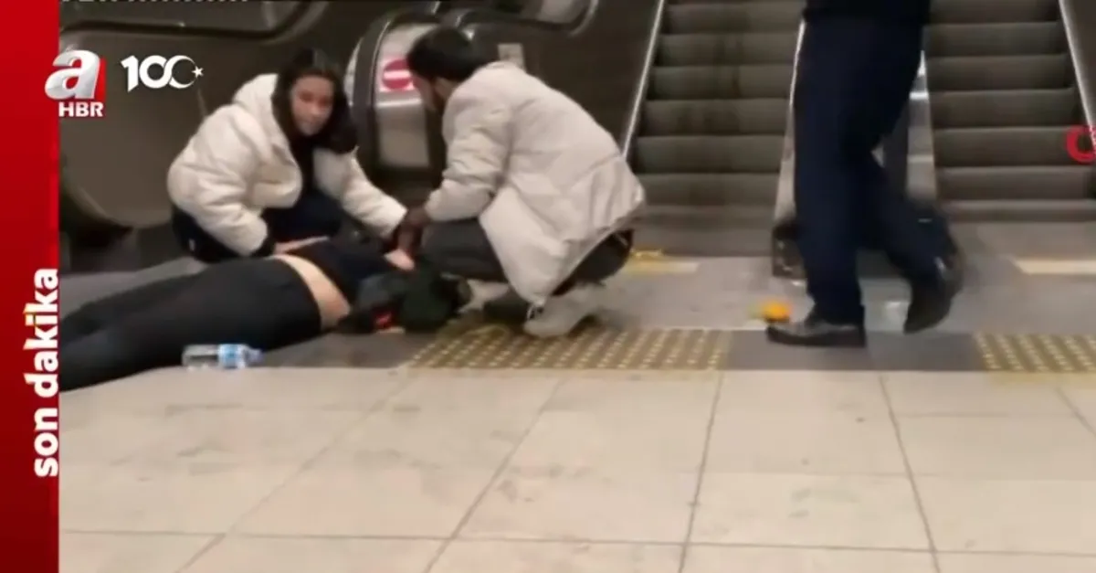 İzmir'de metroda yürüyen merdiven kazası! 5 yaralı var...