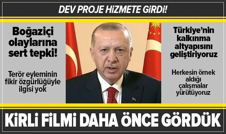 Son dakika: Başkan Erdoğan’dan Boğaziçi provokasyonuna sert tepki: Biz bu filmi 18 senedir yüzlerce kez gördük