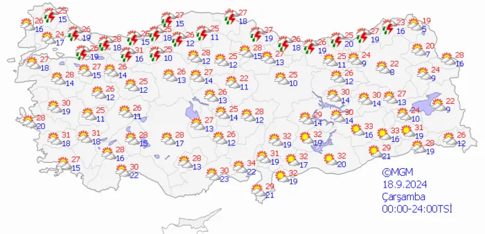 1726296189968.png 50 il için sağanak yağış uyarısı! İstanbul için gün verildi - 6