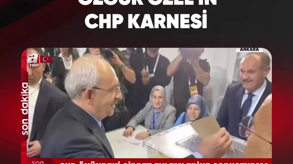 ÖZGÜR ÖZEL'İN CHP KARNESİ