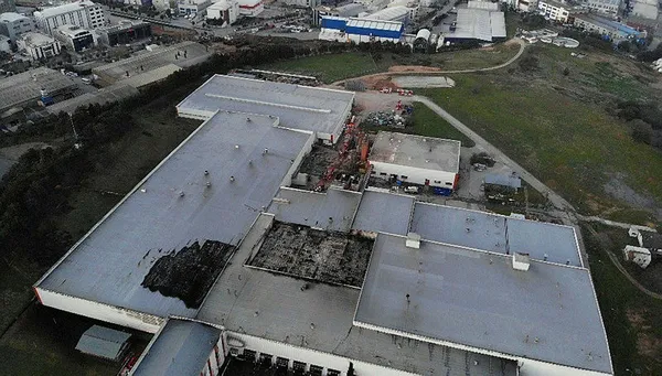 Tuzla'da et üretim tesisinde yangın! 6 saatte söndürüldü - 6
