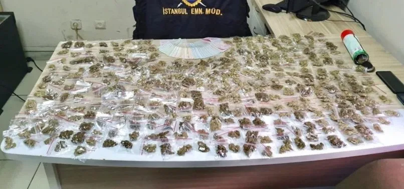İstanbul'da uyuşturucu operasyonu! Satışa hazır 361 paket uyuşturucu ele geçirildi