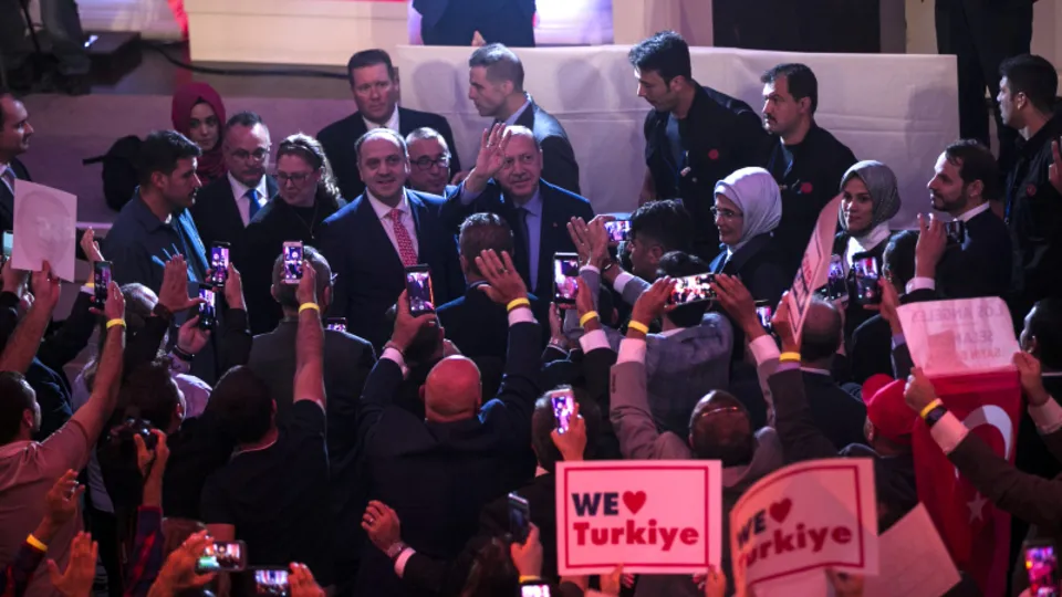 Başkan Recep Tayyip Erdoğan'a ABD'de sevgi seli