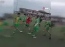 Kadınların futbol maçındaki kavga kamerada