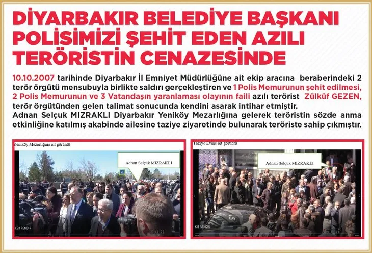 Görevden uzaklaştırılan Diyarbakır, Mardin ve Van Büyükşehir Belediye Başkanları’nın terör bağlantıları