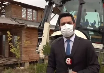 Son dakika: Şile’de kaçak yapılar yıkılıyor