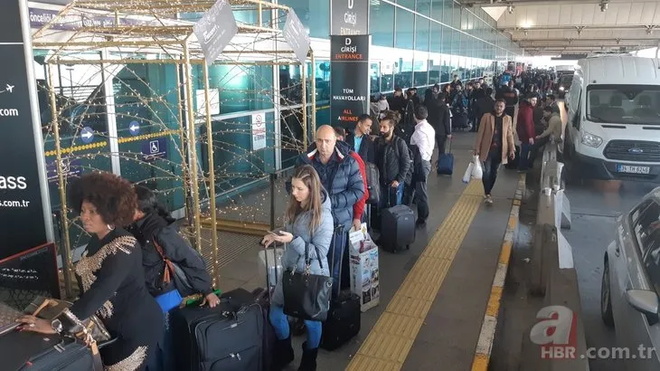 Atatürk Havalimanı’nda tatil yoğunluğu başladı