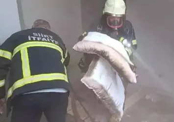 Siirt'te korkutan yangın