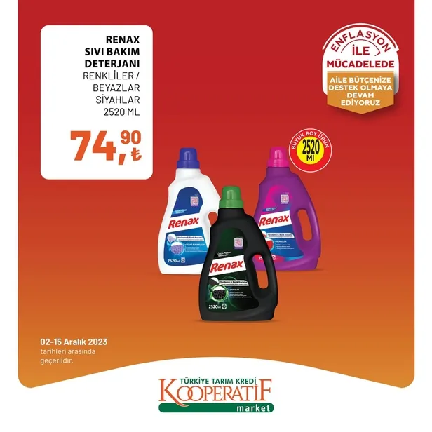 Tarım Kredi Market 11 Aralık indirim kataloğu çıktı! Dev rulo havlu, yumuşatıcı, çay, bütün piliç, tereyağı, tost peyniri, süt, beyaz peynir, pirinç ucuza satışta…