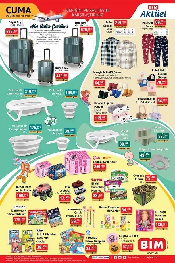 BİM 26 Ocak aktüel ürünler kataloğu yayınlandı! BİM’in kataloğunda hangi ürünler indirime girdi? İşte yeni afiş…