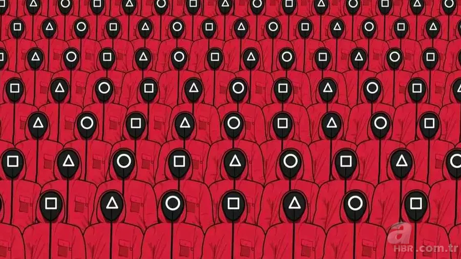 Zeka Testi: Squid Game meydan okuması! 8 Saniyede tek farklı oyuncuyu bulabilir misiniz? 1