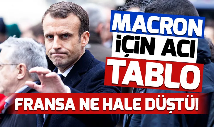 Macron için acı tablo: Fransada akaryakıt istasyonlarında yakıt sorunu başladı