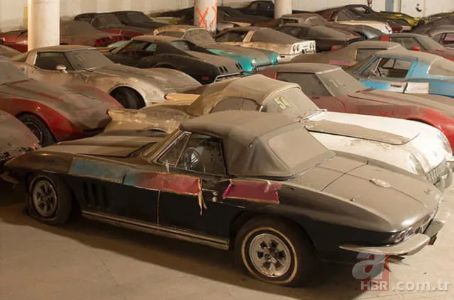 Corvette marka arabalar çürümeye terkedilmiş halde bulundu 🚗 2