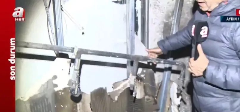 A Haber Aydın Nazilli'de patlama yaşanan döner dükkanına girdi! İşte patlamadan geriye kalanlar! Her yer simsiyah...