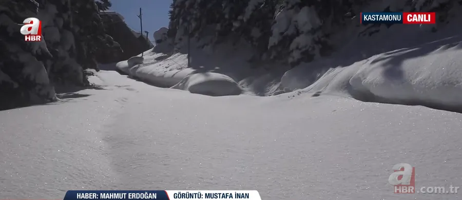 Görüntüler Sibirya’dan değil Türkiye’den! A Haber canlı yayınında şoke eden anlar 2