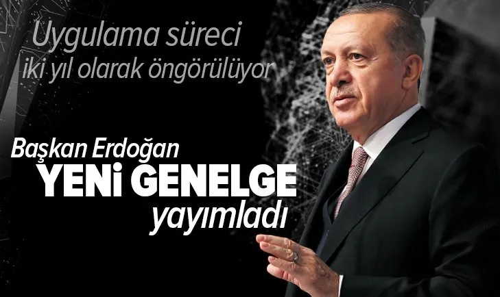 Başkan Recep Tayyip Erdoğan'dan İnsan Hakları Eylem Planı'yla ilgili genelge