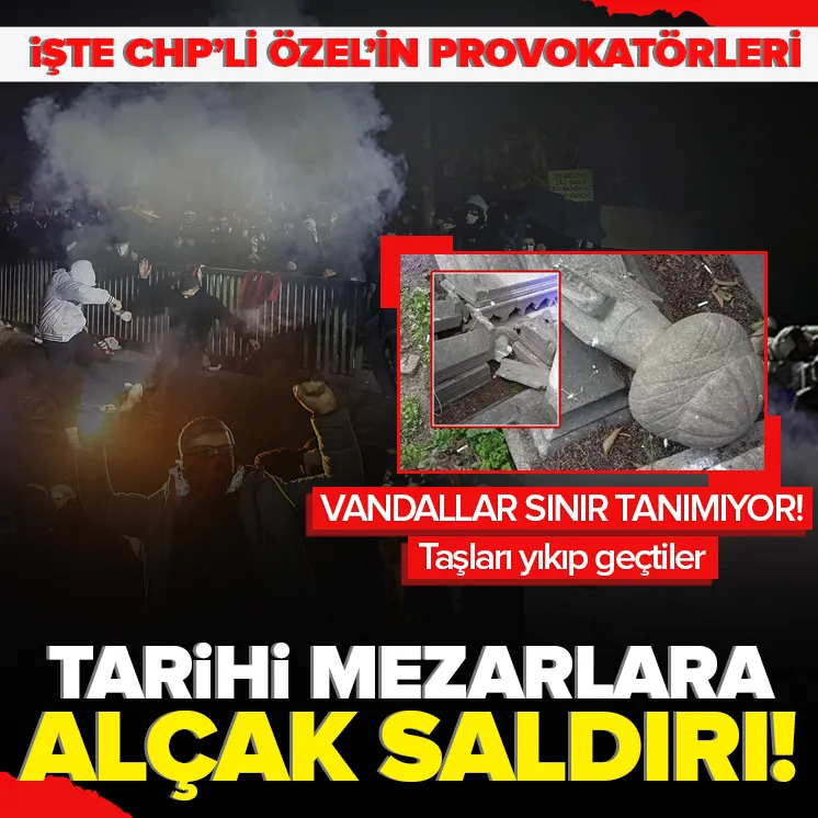 CHPnin vandalları sınır tanımıyor!