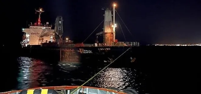 Çanakkale Boğazı'nda panik anları! Kuru yük gemisi arıza yaptı