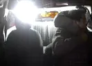 Taksiciyi gasp anı kamerada!