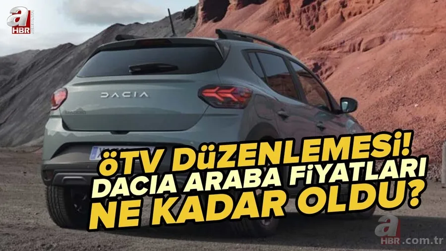 ÖTV indirimi Dacia fiyat listesi | Matrah düzenlemesi ile Dacia Sandero, Duster, Jogger 2022 fiyatı ne kadar, kaç TL oldu? 1