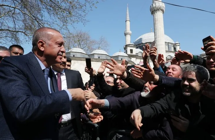 Başkan Erdoğan'a vatandaşlardan sevgi seli!