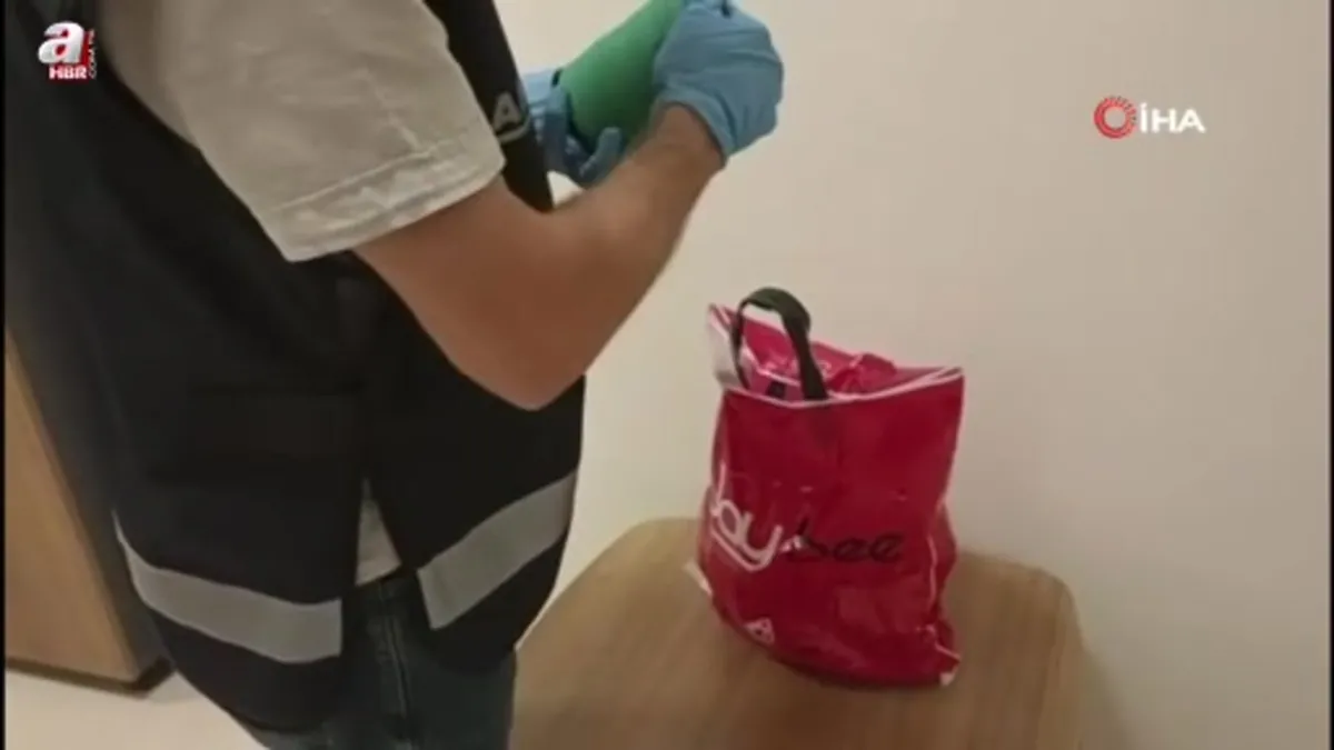 Samsun’da polis iplik rulolarının içine zulalanmış uyuşturucuyu ele geçirdi