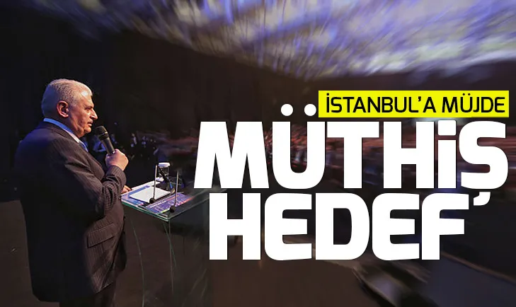 AK Partinin İstanbul adayı Binali Yıldırımdan büyük müjde