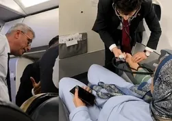 Uçakta rahatsızlanan yolcuya ilk müdahaleyi Bakan Memişoğlu yaptı