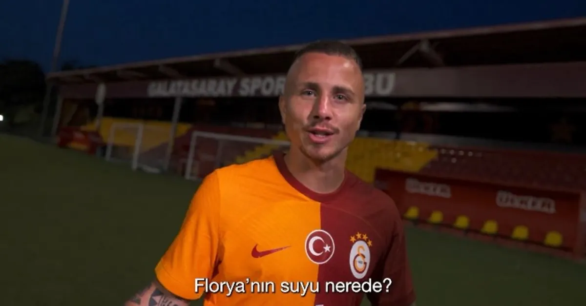 Galatasaray Angelino'yu resmen duyurdu! Esprili sözler: Florya'nın suyu nerede?