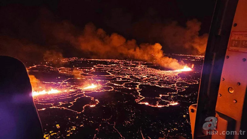 İzlanda'da yanardağ faciası! Lavlar yerleşim yerine ulaştı! Ülkede kırmızı alarm 1