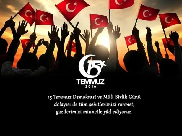 15 TEMMUZ MESAJLARI RESİMLİ SÖZLÜ! 15 Temmuz anlamlı, duygusal, yeni, yazılı ve resimli ve Türk Bayrağı görselleri - mesajları...