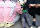 Lambayı kırdı korkudan balkondan atladı