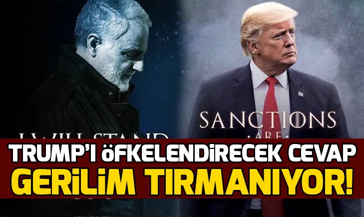 İrandan Trumpa yaptırım cevabı: Sana karşı duracağım