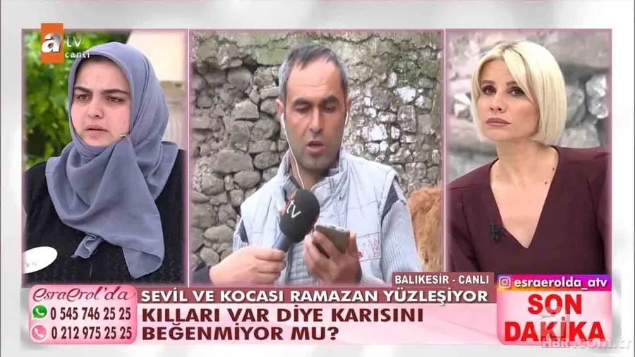 Türkiye Esra Erol'daki bu olayı konuşuyor! “Kocam bana varil ve fıçı diyor” demişti | Ramazan ve Sevil yüzleşti: "Kılları olsada karımı seviyorum" 13