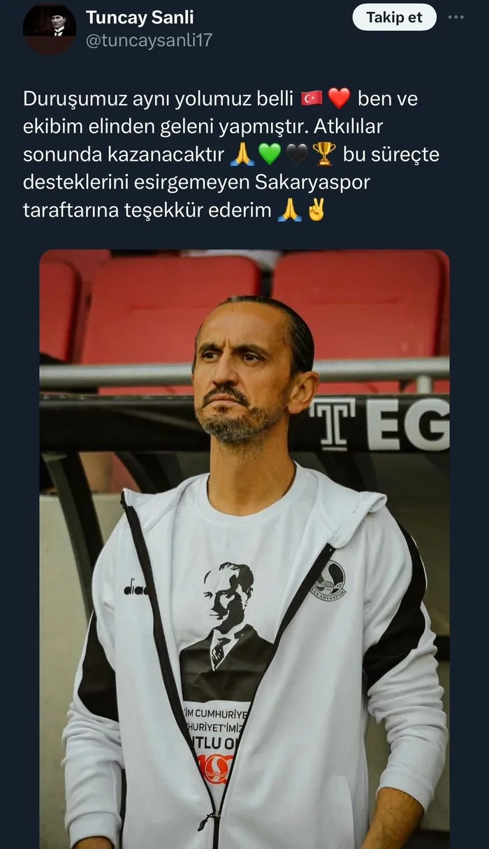 Ayrılık sonrası Tuncay Şanlı’dan ilk açıklama: Duruşumuz aynı yolumuz belli