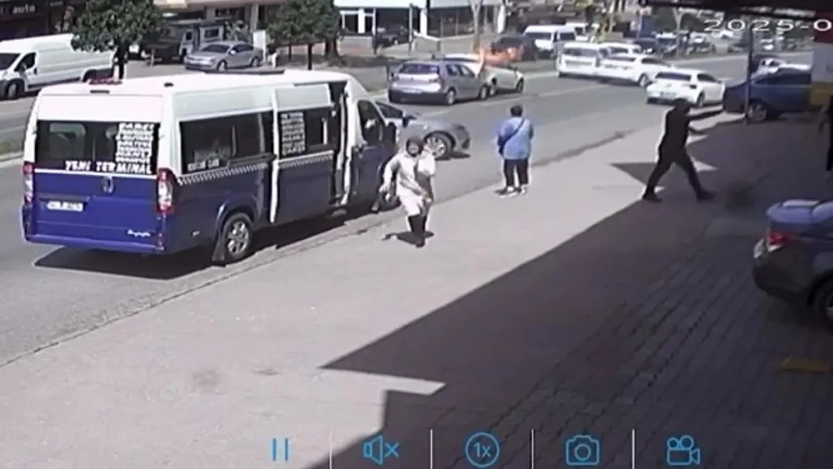 Yayaya yol vermek isterken arkadan gelen araçlar çarptı