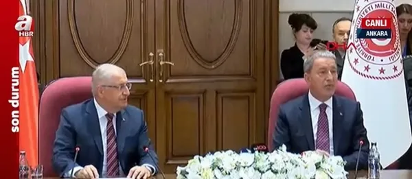Milli Savunma Bakanlığı’nda devir teslim! Yaşar Güler görevi Hulusi Akar’dan devraldı