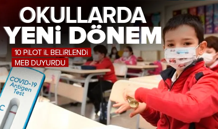 Okullarda PCR testi başlıyor
