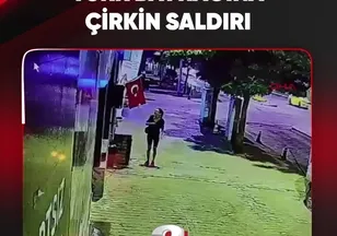 TÜRK BAYRAĞINA ÇİRKİN SALDIRI