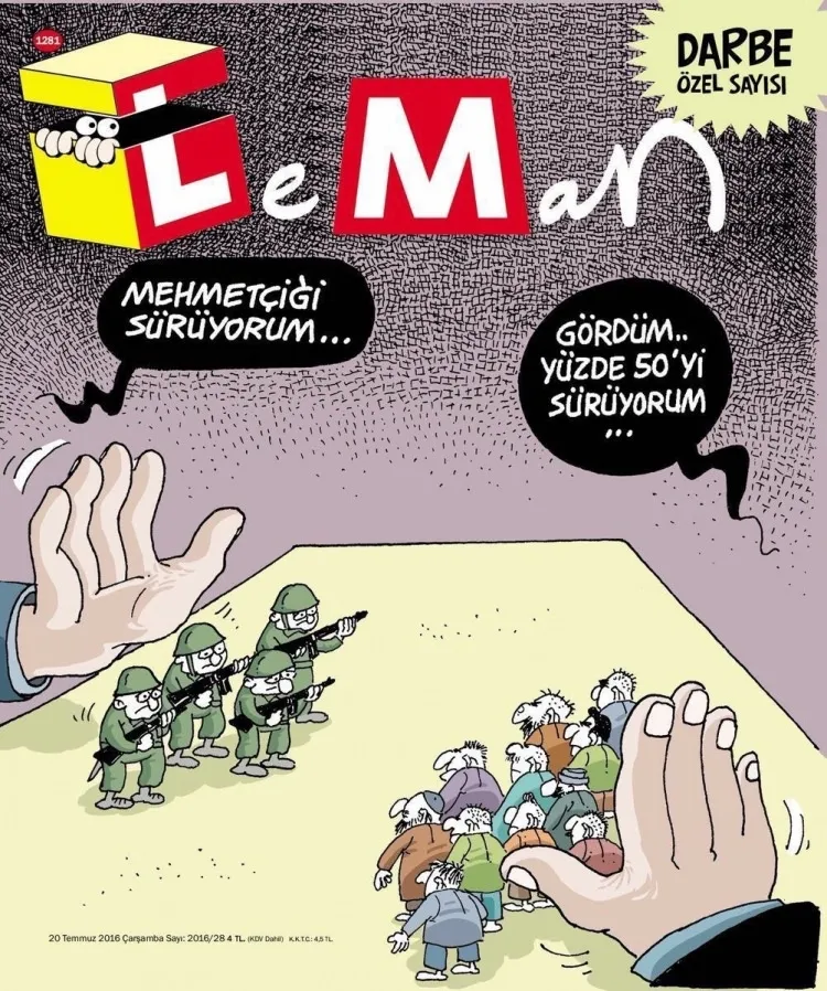 Leman dergisinden büyük terbiyesizlik!